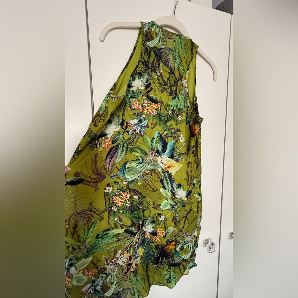Tropical Green summer Dress